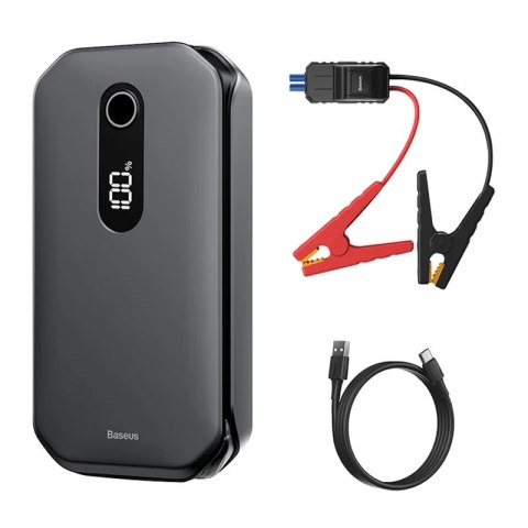 Powerbank / Rozrusznik Baseus Super Energy Car Jump Starter, 12000mAh, 1000A, USB (czarny)