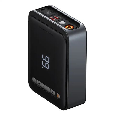 Powerbank / Rozrusznik + Kompresor 2w1 Baseus Super Energy Car Jump Starter, 8000mAh, 1000A USB (czarny)
