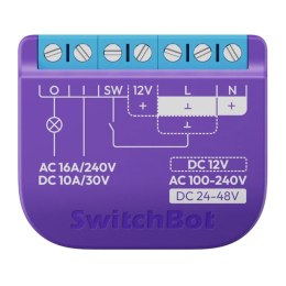 Inteligentny przełącznik SwitchBot Relay Switch 1 ze stykiem beznapięciowym