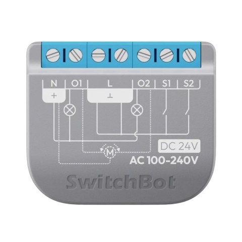 Inteligentny przełącznik dwukanałowy SwitchBot Relay Switch 2PM