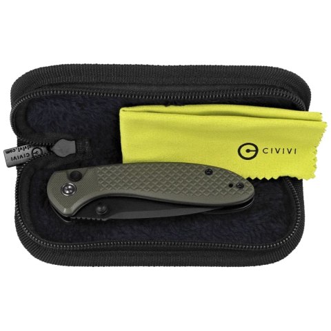 Nóż składany Civivi Faeger OD Green G10, Black Stonewashed 14C28N (C24031-2)