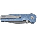 Nóż składany Civivi Mini Shakan Blue Aluminium, Damascus (C20052F-DS1)