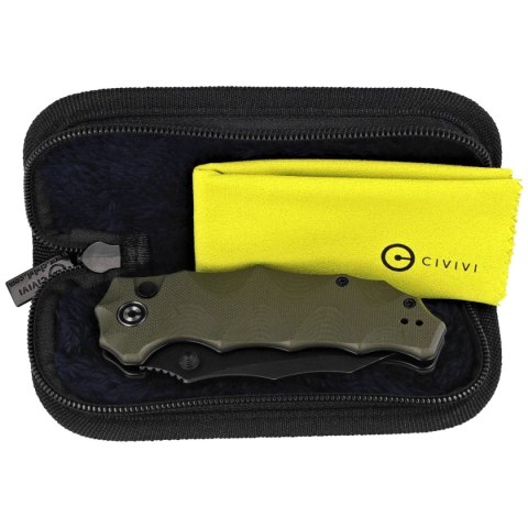 Nóż składany Civivi Natterjack OD Green G10, Black Stonewashed 14C28N (C24028-1)