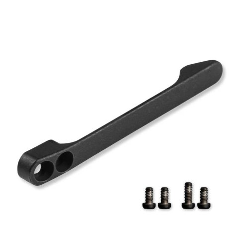 Klips tytanowy CIVIVI Titanium Black + 2 pary śrubek 50x5,72 mm