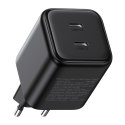 Ładowarka Dual UGREEN USB-C 45W X526 (czarny)