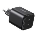 Ładowarka Dual UGREEN USB-C 45W X526 (czarny)