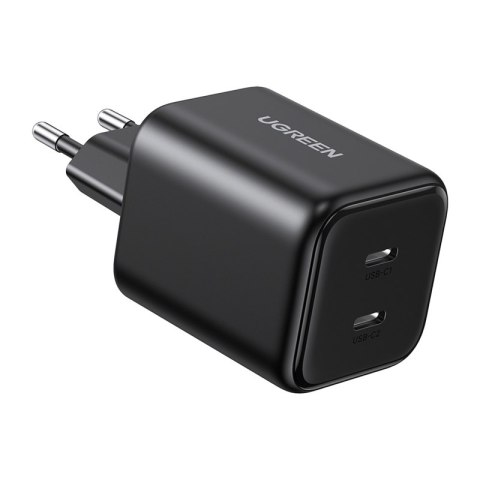 Ładowarka Dual UGREEN USB-C 45W X526 (czarny)