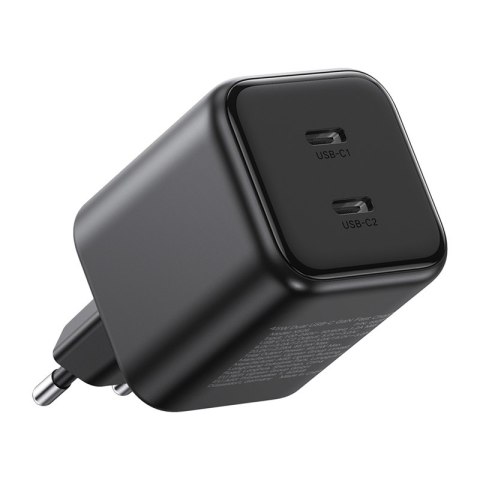 Ładowarka Dual UGREEN USB-C 45W X526 (czarny)