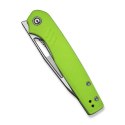 Nóż CIVIVI Guile Green G10 14C28N 83mm Wharncliffe Satin