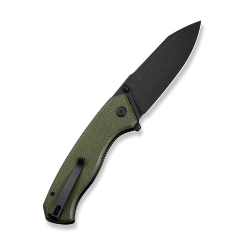 Nóż CIVIVI Placoid Green 14C28N 93mm G10 Black Clip Point