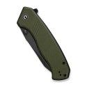 Nóż CIVIVI Placoid Green 14C28N 93mm G10 Black Clip Point