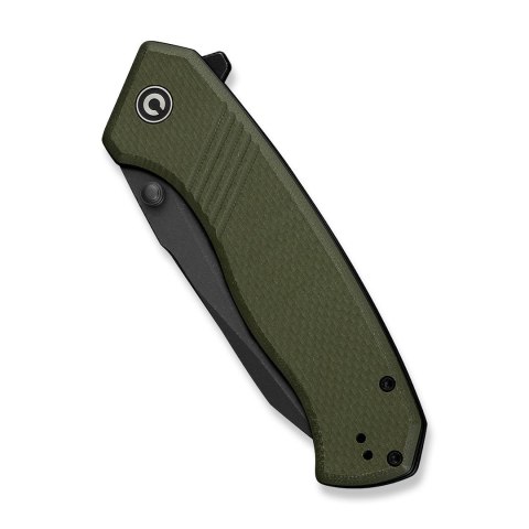 Nóż CIVIVI Placoid Green 14C28N 93mm G10 Black Clip Point