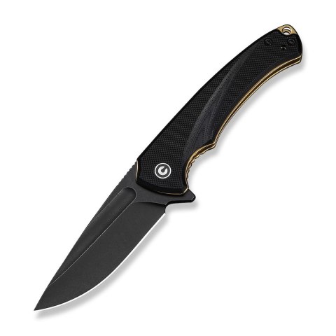 Nóż CIVIVI Voidflare All Black 14C28N 74mm G10 Drop Point