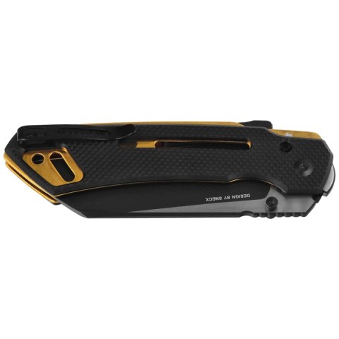 Nóż składany Civivi Buster FG Black G10, Black Stonewashed/Satin Nitro-V by Snecx Tan (C24052-1)