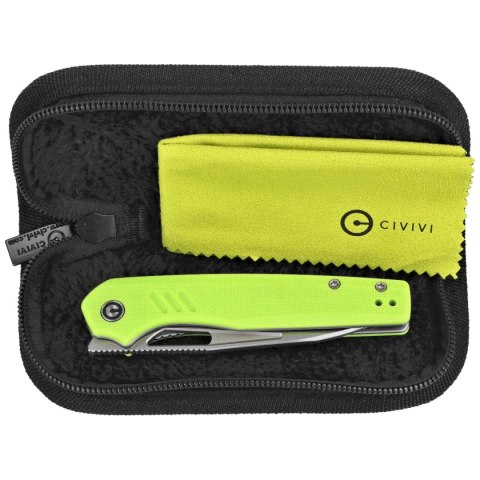 Nóż składany Civivi Guile Fluorescent Green G10, Satin 14C28N by Shawn Ashmore (C24062B-2)