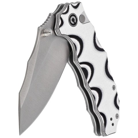 Nóż składany Civivi Natterjack White / Black G10, Satin 14C28N (C24028-3)