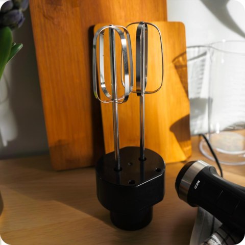 Blender ręczny 3w1 Huslog HUS1048 1500W Turbo pojemnik, trzepaczka, rozdrabniacz