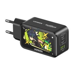 Ładowarka sieciowa Ugreen CD244 Genshin Impact Series, 65W, GaN, USB + 2x USB-C