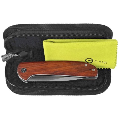 Nóż składany Civivi Primitrox Guibourtia Wood, Satin Nitro-V (C23005A-3)