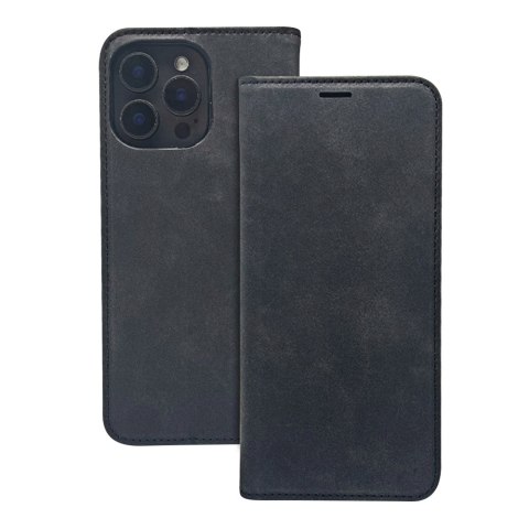 Etui Smart Suede do Xiaomi Redmi 15C 4G EU / 15C 5G EU (173.16 x 81.06 x 8.2 mm) czarne