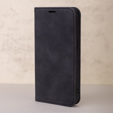 Etui Smart Suede do Xiaomi Redmi 15C 4G EU / 15C 5G EU (173.16 x 81.06 x 8.2 mm) czarne