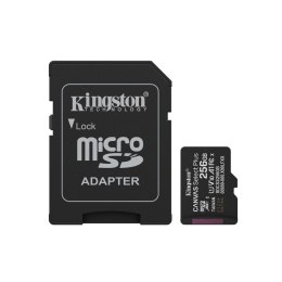 Kingston karta pamięci 256GB microSDXC Canvas Select Plus Gen3 150MB/s A1 Card + Adapter