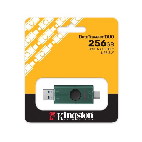 Kingston pendrive 256GB USB-A + USB-C 3.2 Gen 1 DataTraveler DuoG2