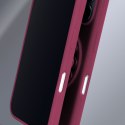 Nakładka Silicone Stick do iPhone 12 / 12 Pro 6,1" bordowa
