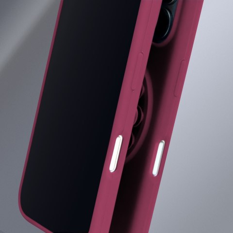Nakładka Silicone Stick do iPhone 15 Pro Max 6,7" bordowa
