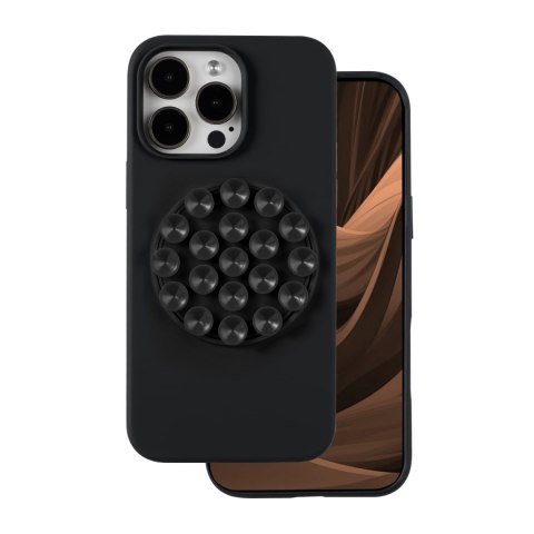 Nakładka Silicone Stick do iPhone 16 6,1" czarna
