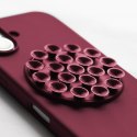 Nakładka Silicone Stick do iPhone 17 Pro 6,3" bordowa