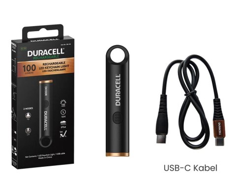 Latarka do kluczy Duracell DK100R - 100lm