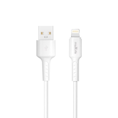 Maxlife kabel MXUC-13 USB-A - Lightning 1,0 m 3A biały