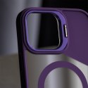 Nakładka Fusion Mag do iPhone 12 / 12 Pro 6,1" fioletowa
