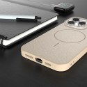 Nakładka Glitter Thin Mag do iPhone 17 Air 6,6" brązowa