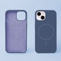 Nakładka Silicone Thin Mag do iPhone 16 Pro 6,3" ciemnoniebieska
