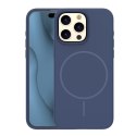 Nakładka Silicone Thin Mag do iPhone 16 Pro Max 6,9" ciemnoniebieska