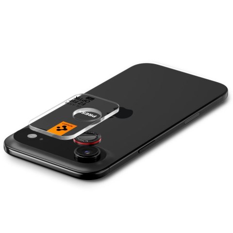 Osłona Aparatu Spigen Optik Pro L-Series Glas.Tr "Ez Fit" Camera Protector 2-Pack do iPhone 17 Air Black