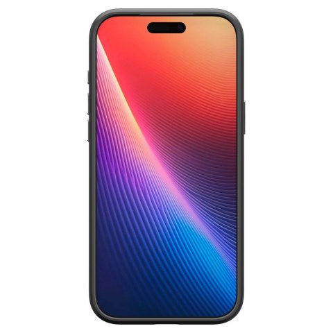 Spigen nakładka Enzo Aramid "T" Mag Magsafe do iPhone 17 Pro czarna/srebrna