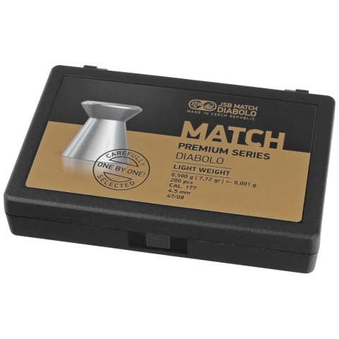 Śrut JSB Match Premium Light 4.50 mm, 0,500 g, 200 szt. (1055-200)
