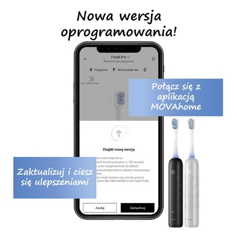 Szczoteczka Elektryczna MOVA Fresh Pro (czarna)