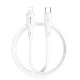 BWOO kabel silikonowy X329CL 27W USB-C - lightning 1m biały