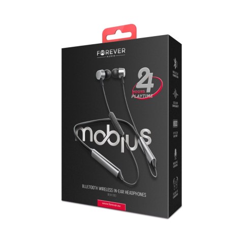 Forever słuchawki Bluetooth Mobius24 BSH-300 dokanałowe czarne