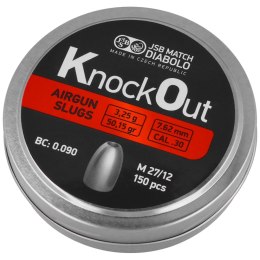 Śrut JSB Slug KnockOut .30 / 7.62 mm, 3.25 g, 150 szt. (546130-150)