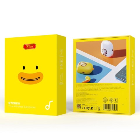 ŻXO słuchawki Bluetooth G6 TWS żółte