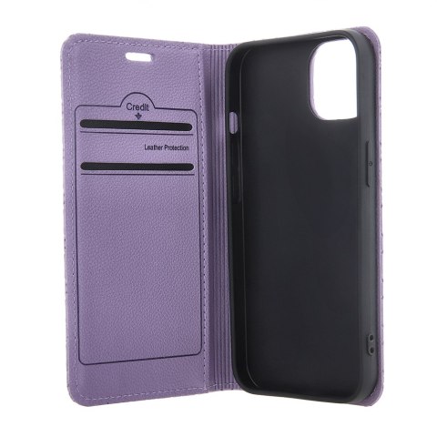 Etui Smart Caro do Xiaomi Redmi 15C 4G EU / 15C 5G EU (173.16 x 81.06 x 8.2 mm) fioletowe