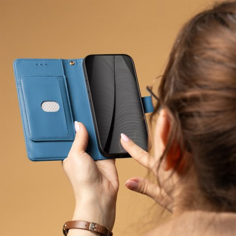 Etui Smart Triangle do Samsung Galaxy A16 4G / A16 5G / M16 5G czarne niebieskie