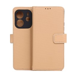 Etui Smart Triangle do Xiaomi Redmi Note 14 4G (Global) (164.84 x 78.15 x 8.16 mm) brązowe