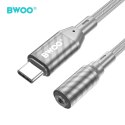 BWOO BZ65 adapter USB-C - jack 3.5mm szary