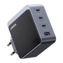 Ładowarka sieciowa Ugreen Nexode S 140W, GaN, 3x USB-C + USB (szara)